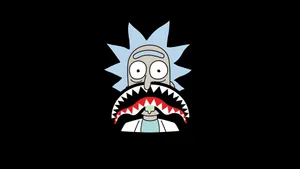 Rick And Morty Shark Backpack Wallpaper