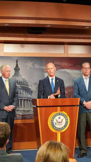 Rick Scott At Us Senate Wallpaper