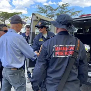 Rick Scott Visits Fire Rescue Force Wallpaper