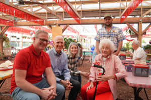 Rick Scott With Parke Family Wallpaper
