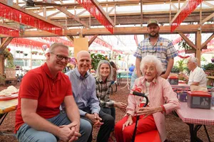 Rick Scott With Parke Family Wallpaper