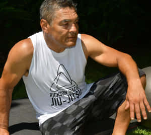 Rickson Gracie Jiu Jitsu Master Outdoors Wallpaper