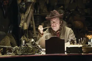 Ricky Gervais Smiling In This High Resolution Wallpaper Wallpaper