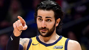 Ricky Rubio Point Finger Wallpaper