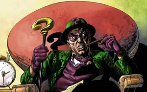 Riddler Comic Artwork Wallpaper