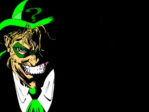 Riddler Comic Portrait Wallpaper