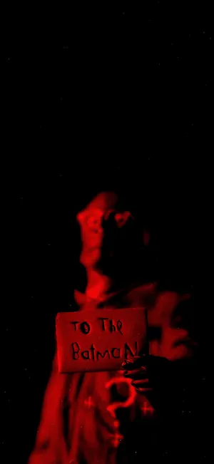 Riddlers Messageto Batman Wallpaper