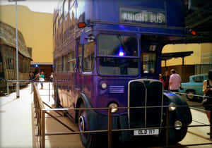 Ride The Night Away With The Knight Bus Wallpaper