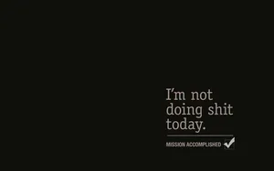 Ridiculous Quote In Simple Black Background Wallpaper