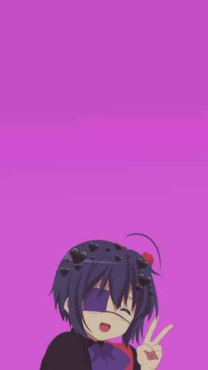 Rikka Takanashi Vintage Anime Wallpaper