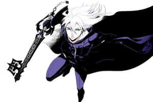 Riku Standing Strong In The World Of Kingdom Hearts Wallpaper