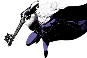 Riku Standing Strong In The World Of Kingdom Hearts Wallpaper