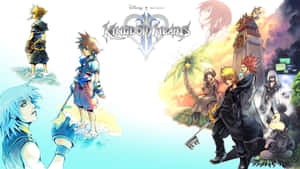 Riku Standing Tall In The World Of Kingdom Hearts Wallpaper