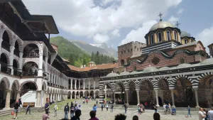 Rila Monastery Exterior Desktop Wallpaper