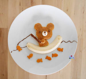 Rilakkuma Breakfast Art Wallpaper