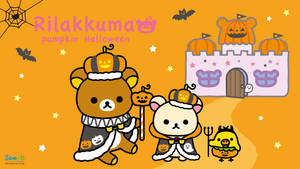 Rilakkuma Pumpkin Halloween Wallpaper