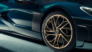 Rimac Automobili's Electric Beast On A Scenic Drive Wallpaper