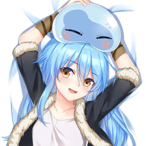 Rimuru Pfp In Bed With Slime Wallpaper