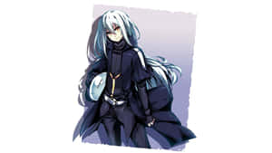 Rimuru Pfp In Black Outfit Wallpaper