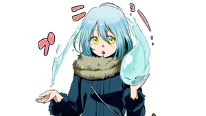 Rimuru Pfp With Blue Slime Wallpaper