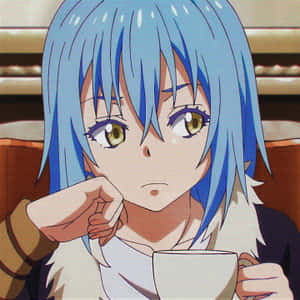 Rimuru Pfp With Teacup Wallpaper