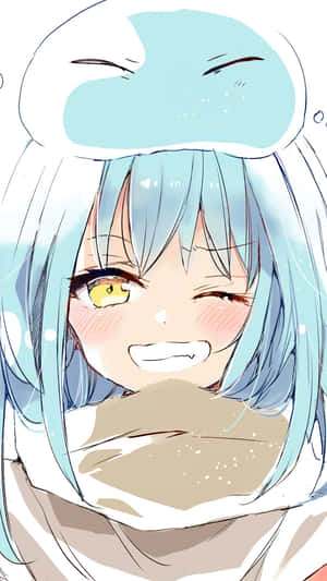 Rimuru Slime On Head Pfp Wallpaper