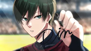 Rin Itoshi Character Profile Wallpaper