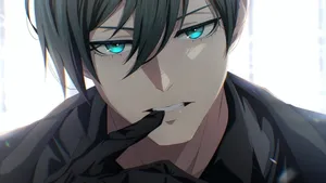 Rin Itoshi Intense Gaze Wallpaper