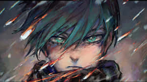 Rin Itoshi Intense Gaze Wallpaper