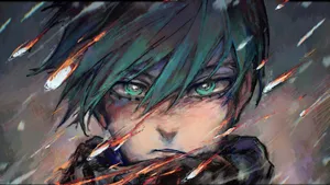 Rin Itoshi Intense Gaze Wallpaper