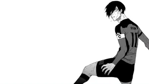 Rin Itoshi Soccer Captain Wallpaper