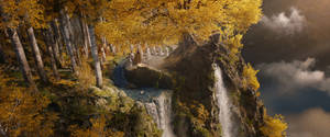 Rings Of Power Middle-earth Landscape Wallpaper