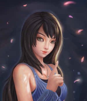 Rinoa Heartilly Unleashing Her Sorceress Power Wallpaper