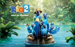 Rio 2 Characters On Gator Wallpaper