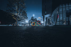 Rio De Janeiro's Olympic Glory At Night Wallpaper