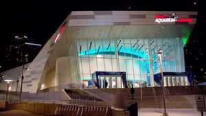 Ripleys Aquariumof Canada Exterior Night View Wallpaper