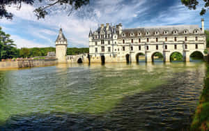 Rippling River Chenonceau Wallpaper