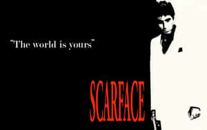 Rise To Power With Tony Montana In Scarface Desktop Wallpaper