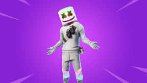 Rise To The Top With Marshmello In Fortnite Wallpaper