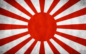 Rising Sun On Japan Flag Wallpaper