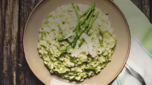 Risotto Asparagus Healthy Wallpaper
