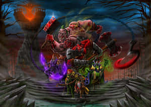 Rival Fighter Anti-mage Ready For Battle Wallpaper