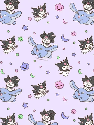 Rival Of My Melody Kuromi With Baku Wallpaper