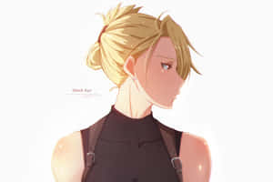 Riza Hawkeye In A Powerful Stance Wallpaper