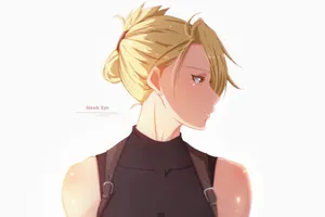 Riza Hawkeye In A Powerful Stance Wallpaper