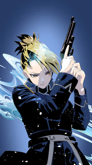 Riza Hawkeye In Command Wallpaper