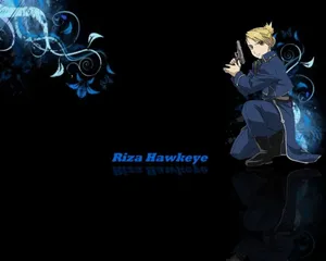 Riza Hawkeye: Sharpshooter And Loyal Protector Wallpaper