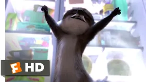 Rj Raising Hands Over The Hedge Wallpaper