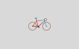 Road Bicycle Minimalist Design Hd Wallpaper