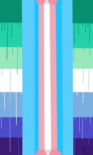 Road In Transgender Colors Wallpaper